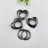 Laiton Métal Chrome Coeur Oeillet Oeillet Vêtement Oeillet Décoratif Bruni Vêtements Coeur Forme Oeillets pour Sac Ceinture Accessoires