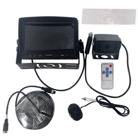 OEM 7 pouces AI BSD détection d'angle mort piéton système de caméra de recul AI avec moniteur DVR couleur pour camion chariot élévateur RV Bus
