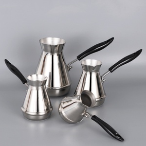 Cafetières en acier inoxydable de différentes tailles, <span class=keywords><strong>mousseur</strong></span> à <span class=keywords><strong>lait</strong></span> avec poignée, idéal pour la maison, les sorties et le camping - Product Image 1