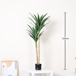 Plante artificielle en <span class=keywords><strong>pot</strong></span> en plastique Agave Sisalana, ornement <span class=keywords><strong>de</strong></span> jardin pour la maison, le bureau, la décoration <span class=keywords><strong>de</strong></span> mariage, décoration intérieure, plantes artificielles - Product Image 4