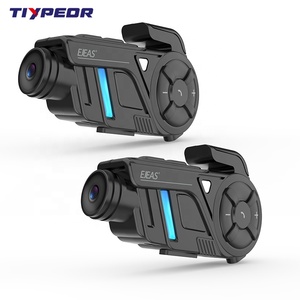 TIYPEOR <span class=keywords><strong>EJEAS</strong></span>, nuevo modelo, casco K1pro, auriculares Bluetooth, grabadora WIFI para motocicleta, micrófono de vídeo interno y externo de malla - Product Image 1