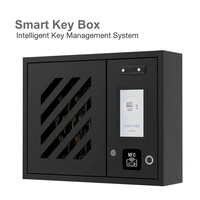 Caja Fuerte Inteligente de 20 Llaves, Sistema de Gestión de Llaves Inteligente, Lector RFID de Pared, Protección de Seguridad con Huella Dactilar y Reconocimiento Facial