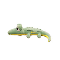 Peluche personnalisée Crocodile aux grands yeux, jouet en peluche doux, coussin long en forme de crocodile, poupée en peluche personnalisable pour cadeau d'enfant