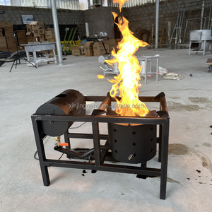 Réchaud de camping portable en acier titane avec souffleur d'air et panneau solaire, brûleur à huile usagée pour cuisson, chauffage et dégivrage en extérieur - Product Image 3