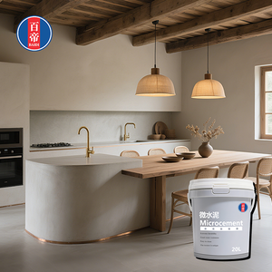 BAIDI BD-WSN01 haute adhérence <span class=keywords><strong>mat</strong></span>/<span class=keywords><strong>brillant</strong></span> Microciment <span class=keywords><strong>peinture</strong></span> revêtement liquide pour sol plan de travail bâtiment excellent pour la Construction - Product Image 2