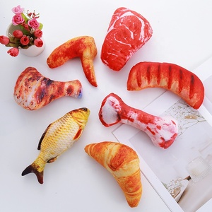 Jouets à mâcher pour <span class=keywords><strong>chien</strong></span> en peluche de luxe écologiques, simulation de saucisse de porc, <span class=keywords><strong>os</strong></span>, poisson - Product Image 1