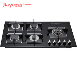 Table de cuisson à gaz 5 brûleurs à flamme précise, en verre trempé encastrable, utilisation multi-scénarios pour usage domestique et commercial - Product Image 3