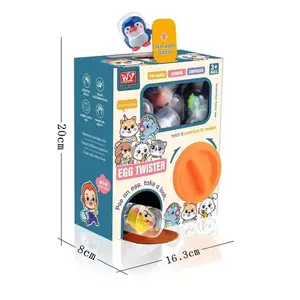 Kinder Ei Twist ing Maschine Klaue Maschine Grab Puppe Mini Blind Box Spiel maschine mit 6 Ei Twist ing Puppe Ball Spielzeug