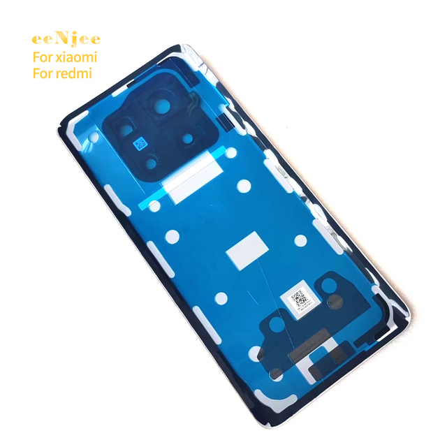Glass Back Cover with Mirror Frame and Adhesive Lens for Poco X7 Pro & Redmi Note 14 PRO PLUS