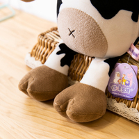 Boneka Sapi Anak Sapi - Boneka Hewan Lucu & Boneka Tangan, Mainan Anak yang Lembut atau Hadiah Penuh Perhatian untuk Pacar