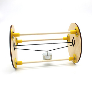 Kit de experimentos científicos de vapor, modelo mecánico de madera, juguete educativo para niños de 7 a 9 años, proyecto científico DIY, forma geométrica - Product Image 1