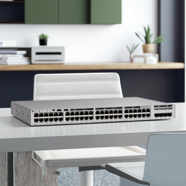 New Original C9200L-48P-4G-A Cisco Catalyst 9200 Series Switches 9200L 48 Port 10/100/1000 PoE+ 4x1G Uplink Switch