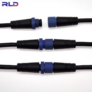Personalizable impermeable Cable eléctrico 2 3 Pin IP68 M15 LED Cable impermeable - Product Image 2