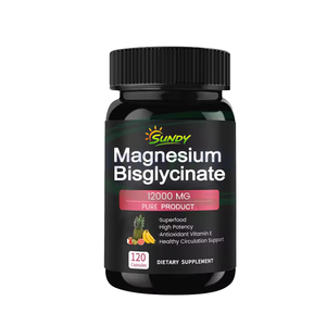 Complément alimentaire sportif à base de <span class=keywords><strong>bisglycinate</strong></span> de magnésium et de zinc 300 mg 500 mg, capsules de <span class=keywords><strong>bisglycinate</strong></span> de magnésium, marque privée OEM/ODM - Product Image 2