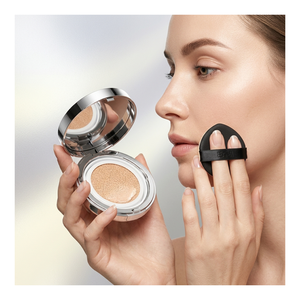 Fond de Teint Contrôle Sébum Réparateur Éclaircissant Cosmétique Couvrant et Apaisant les Rougeurs pour Peaux Sensibles <span class=keywords><strong>Correcteur</strong></span> Couvrance Totale - Product Image 4