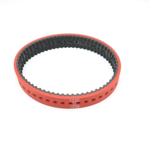 Courroie de distribution industrielle en caoutchouc UNI T10-630 30 mm 50 dents pas de 5 mm pour la fabrication de produits alimentaires et de boissons et autres applications - Product Image 2