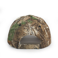 Al Aire Libre Camo Impresión digital Real 6 Panel Árbol Camuflaje Montar Gorras de béisbol tácticas Sombreros con cierre de velcro personalizado Volver