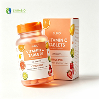 Comprimés d'acide ascorbique fournis par l'usine, emballage personnalisé, comprimés à croquer de vitamine C pour complément quotidien
