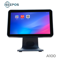 ISEE ISEE A100 Equipo de Caja Registradora POS - Sistema POS con Pantalla Táctil de 15-17 Pulgadas, Caja Registradora con Sistema Operativo Android, Garantía de 3 Años, Bluetooth/Wi-Fi 6