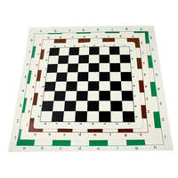 Ensemble de voyage pour jeu d'échecs en vinyle pliable en cuir PU bon marché en gros