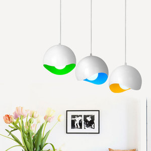 Lámpara decorativa de sombra, Bombilla E27, lámpara colgante colorida para iluminación del hogar - Product Image 3