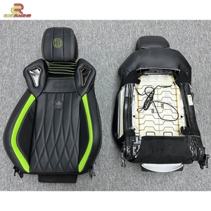 Asientos de Cuero de 2 Piezas Estilo B, Color Verde Personalizado AU-916 para Mercedes Benz Clase G W464 G500 AMG G63 G550 2019-2024 - Product Image 6