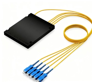 Mikro Pac ABS hộp PLC Splitter Mạng Coupler <span class=keywords><strong>fiber</strong></span> optic Splitter 1*64 1*32 1*16 1*8 1*4 1*2 thông tin liên lạc Cáp g657a1 - Product Image 1