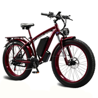 Bicicleta Todoterreno de 26 Pulgadas con Llantas Gruesas de Alta Calidad / Bicicleta Eléctrica OEM para Adultos, Bicicleta Eléctrica MTB