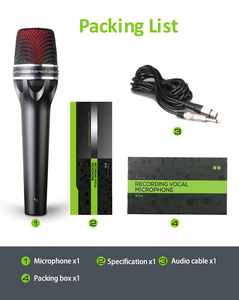 Acoustic Studio Ghi Âm Lớn Màng Tụ Micro 3.5Mm Tiếng Ồn Hủy Bỏ Chính Giọng Hát Giữa/Tần số Thấp - Product Image 6