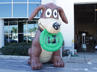 Chat et chien gonflables personnalisés, mascotte géante gonflable de dessin animé pour animaux de compagnie, publicité gonflable
