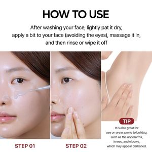 Bán buôn nhãn hiệu riêng vỏ bắn Glow gạo trắng mặt tẩy tế bào chết Ampoule lỏng Peel huyết thanh - Product Image 4