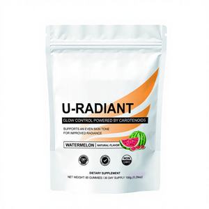 จัดส่งรวดเร็ว เสริมสร้างภูมิคุ้มกัน บำรุงผิว รสชาติธรรมชาติ ไลโคปีน แอสตาแซนธิน วิตามินอี ยู-เรเดียนท์ กัมมี่ สำหรับผู้ใหญ่ - Product Image 1