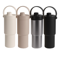 Gobelet à café de voyage en paille Loog personnalisé tasse thermique gobelets en acier inoxydable SUS316 de haute qualité avec infuseur à thé en paille