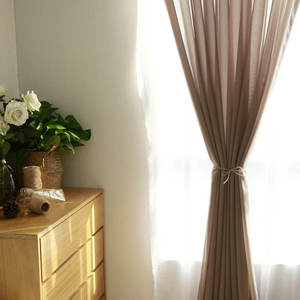 Rideaux à prix avantageux, vente chaude, tissu voile 100% polyester pour fenêtres, rideaux transparents - Product Image 6