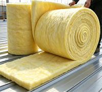 INSULWOOL Panneau d'isolation acoustique et thermique en laine de verre pour murs et plafonds, rouleau durable en fibre de verre pour l'ingénierie et le projet