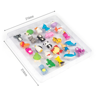 24 pièces de gommes à effacer fantaisie 3D BTS pour la rentrée scolaire, puzzle à assembler, fruits, légumes, animaux, aliments, desserts, gommes promotionnelles pour enfants