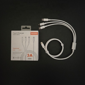 Top Bán Hàng Một đến ba nhiều thiết bị đầu sạc nhanh <span class=keywords><strong>8</strong></span> Pin Micro USB Loại C 3 trong <span class=keywords><strong>1</strong></span> cáp - Product Image 1