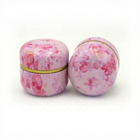 Boîtes de rangement mini portables en gros, boîtes à bougies, boîtes à thé, contenants pour collations, café, bonbons, petits pots scellés, emballages en étain, articles de thé