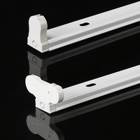 Support de lampe Led Fluorescent, Double G13, 1 pièce, monté en Surface, luminaire d'intérieur, fixation à Tube T8, 2 pieds, 3 pieds, 5 pieds