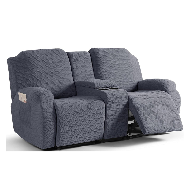 2 Seat Loveseat Recliner Covers Elastic
