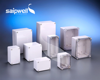 Boîte de jonction de câbles électroniques étanche de petite taille Mini RJ45 Saipwell CE OEM ODM