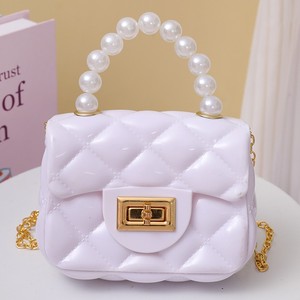 Mini Borsa da Donna, Borsetta Colorata, Borsa a Tracolla, Piccolo Portamonete per Ragazze, Borsetta con Perle per Bambine - Product Image 6