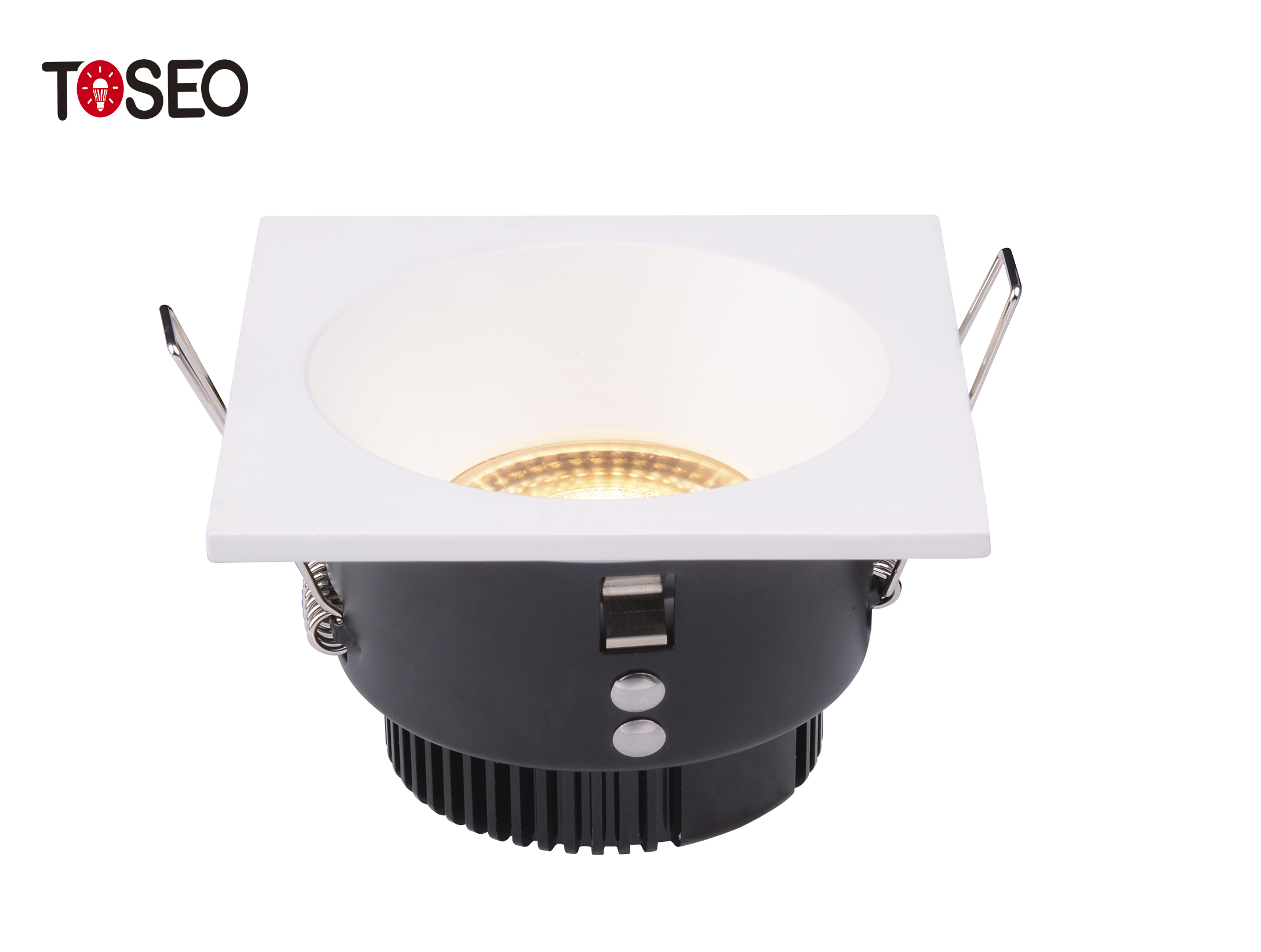 Square 85mm Dimmable LED Downlights 3000k 38° Beam Angle