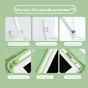 Intelligente En Cuir Pour apple <span class=keywords><strong>ipad</strong></span> 9.7 pouces 2017/2018 <span class=keywords><strong>crayon</strong></span> étui porte-avec fonction De Veille et de Veille Automatique - Product Image 4