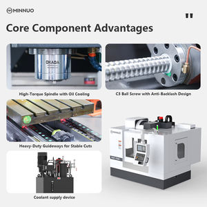 Centre d'usinage vertical automatique CNC <span class=keywords><strong>VMC</strong></span> 5 axes VMC1580 VMC1160 pour vanne de pompe machines générales - Product Image 4