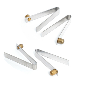 Nickel Plated Furniture <strong>Spring</strong> Clip Tent Pole <strong>Push</strong> <strong>Button</strong> <strong>Spring</strong> Clips V Shape Tube Lock <strong>Spring</strong> Solid <strong>Button</strong> - Product Image 5