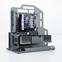 Socooler ITX Vertical Custom DIY PC Case RX7800 XT GPU Water Cooling Supported Panic Buying Rack Gaming Computer Cases Towers