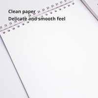 Carnet de croquis portable 8K 250 g/m² 30 feuilles blanc néerlandais avec marqueurs, style spirale, pour dessin et peinture en PVC