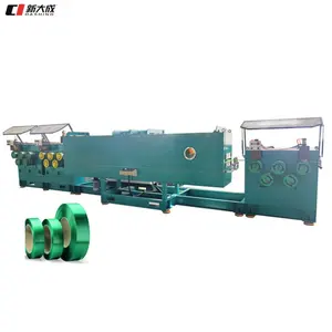 Manufacturing Plant Motor PLC Engine PP Tape Extrusion Machine New PET Strapping Band Production Line