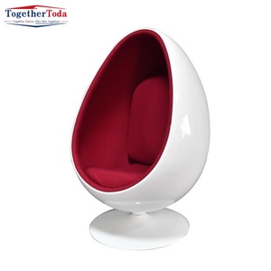 Sillón Burbuja Giratorio Creativo en Forma de Huevo, de Plástico Reforzado con Fibra de Vidrio, para Sala de Estar o Hotel - Product Image 3